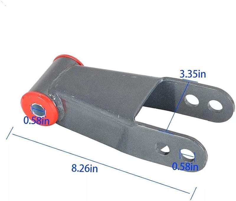 2 Inch Rear Drop Shackle Lowering Kit For 1975 1987 Chevy GMC C10 2WD - Image 5